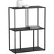 Eiffel Black Low Bookcase, Small